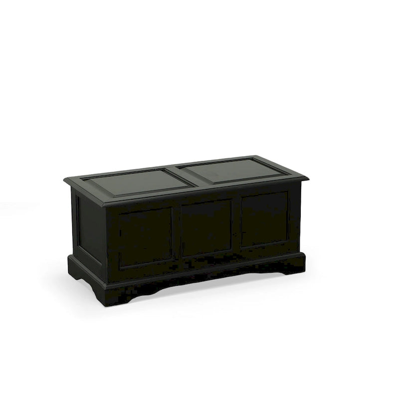 Antique Black Blanket Chest