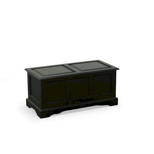 Antique Black Blanket Chest