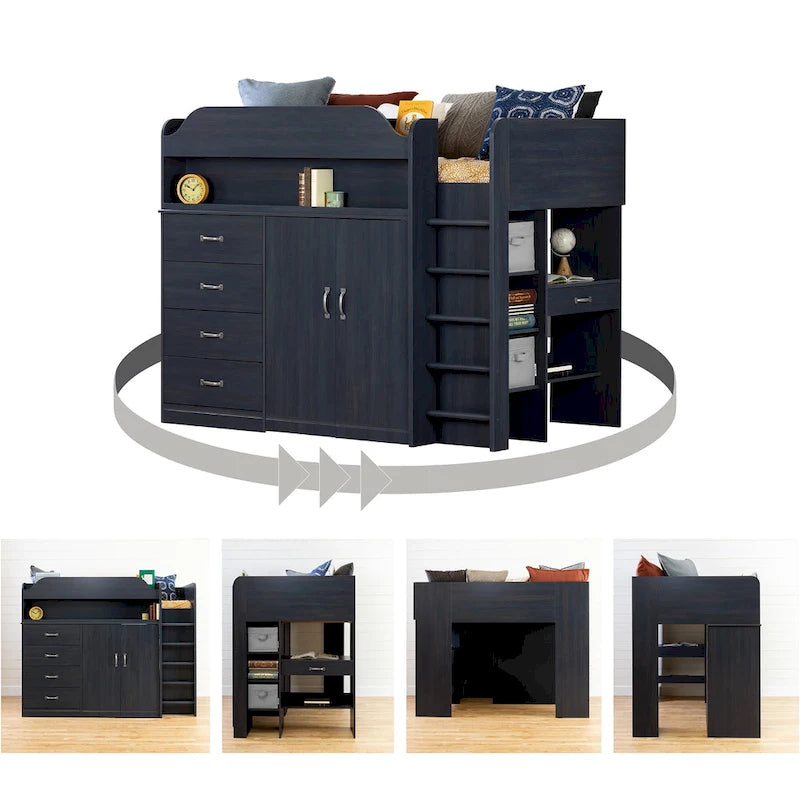 Hoogslaper met bureau