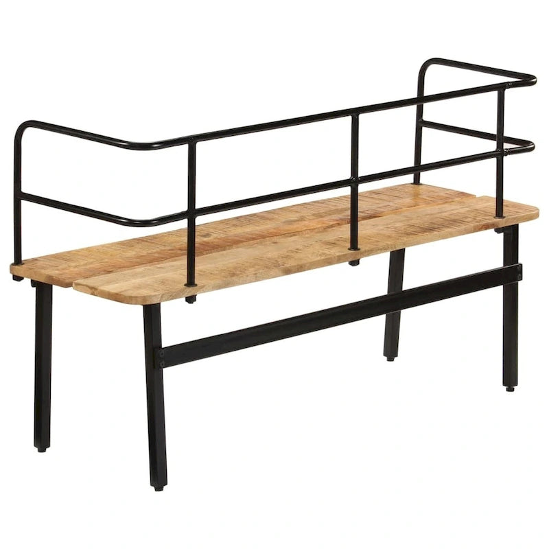 Bench 47.2x15.7x27.6 Solid Mango Wood