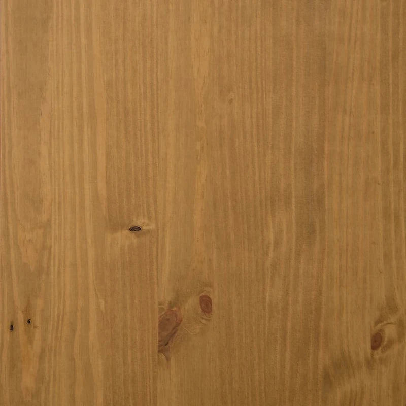 Sideboard with Glass Door 31.5x15.7x31.5 Solid Wood Pine - 31.5 x 15.7 x 31.5