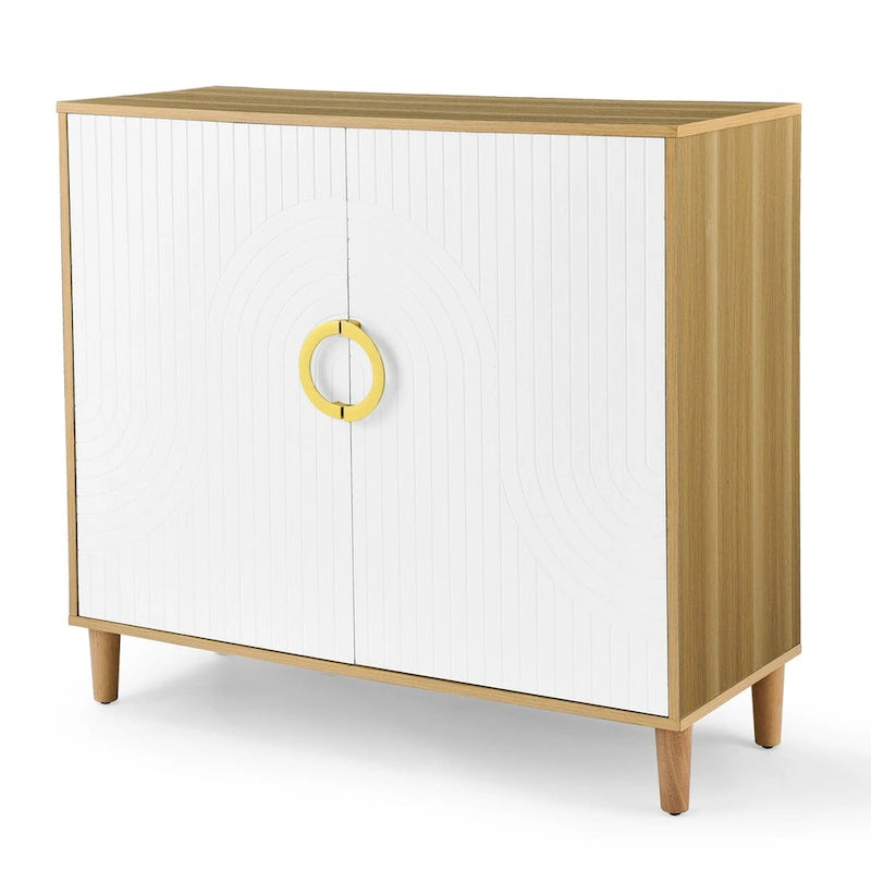 storage cabinet with doors and shelves,MDF feature cabinet with adjustable shelves, freestanding sideboard buffet cabinet