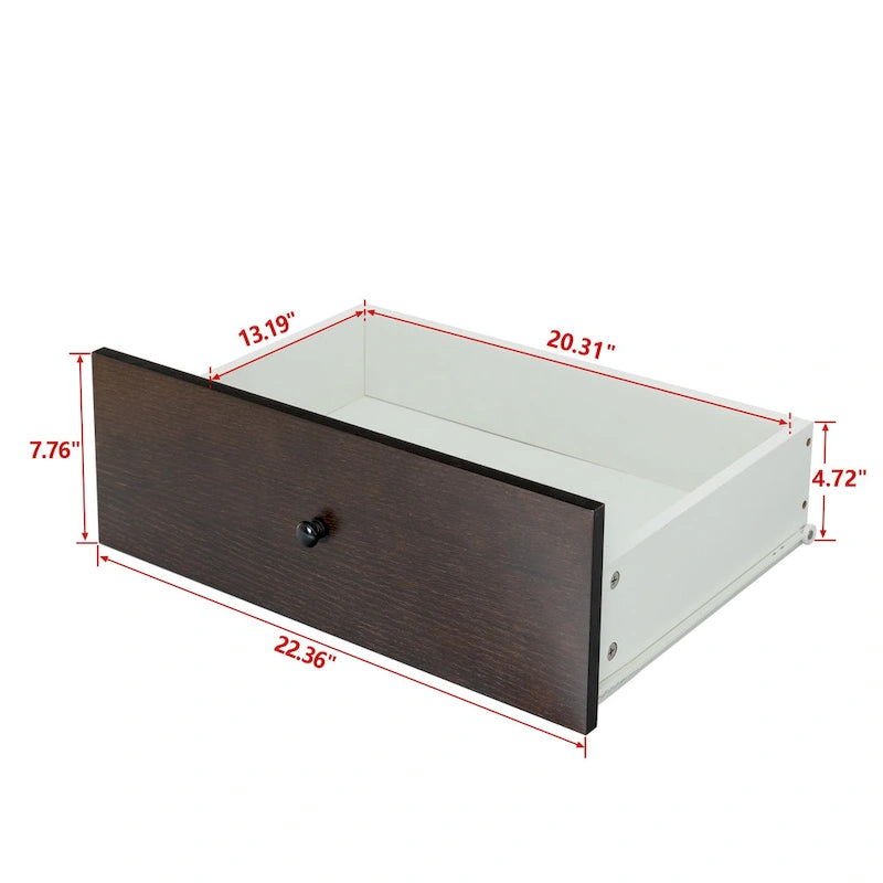 buffet server console table lockers