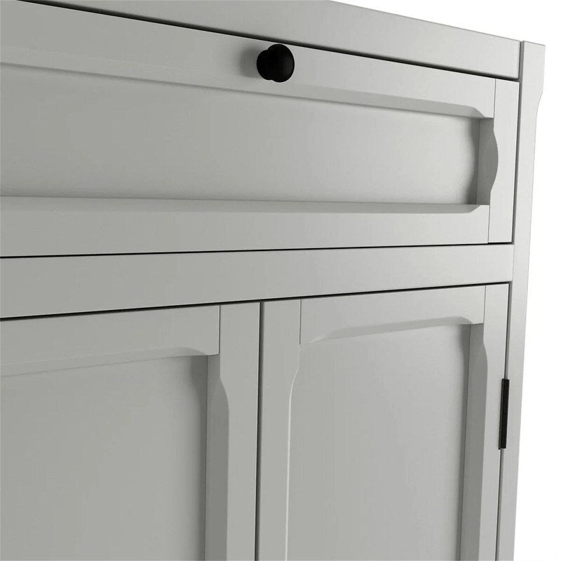 2-Door, 1-Drawer Cabinet - 47.3H *29.6W *17.4D