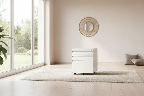 3 Drawer Mobile File Cabinet