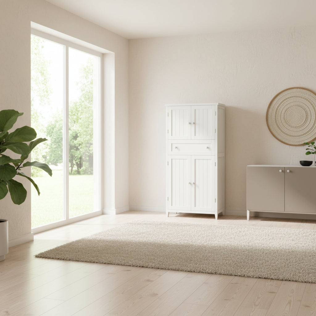 Tall Storage Cabinet - 23.6D x 11.8W x 50.4H